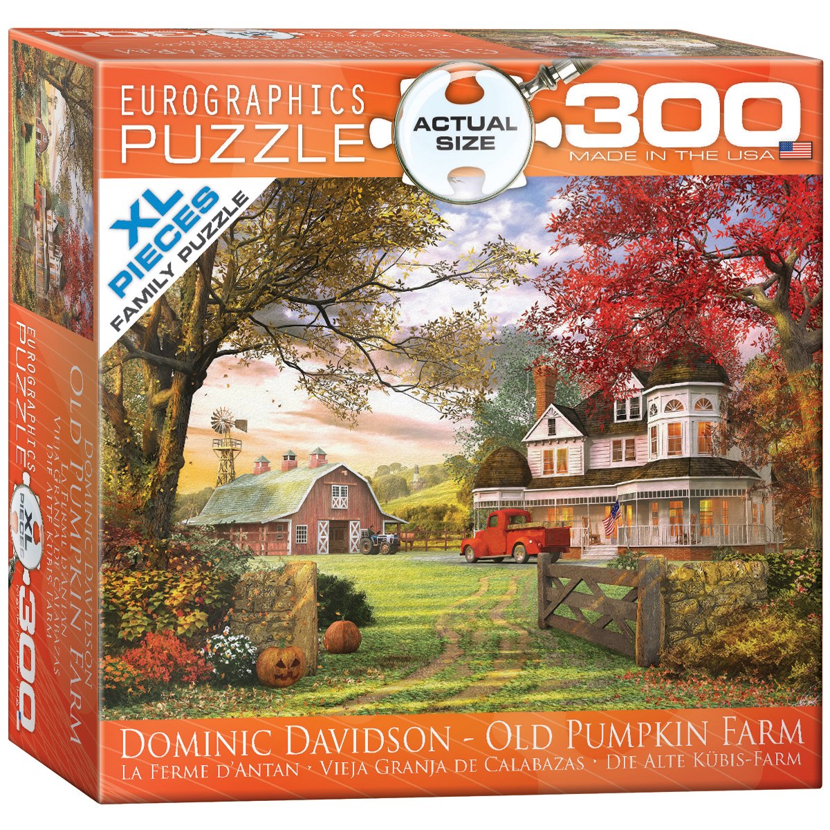 Old Pumpkin Farm (Small Box) - 300pc Jigsaw Puzzle by Eurographics