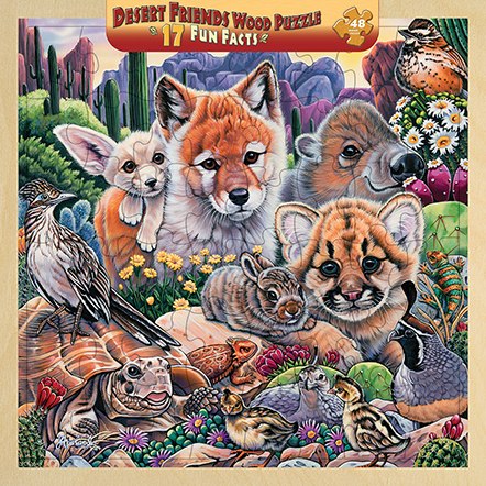 Desert Friends - 48pc Jigsaw Puzzle By Masterpieces