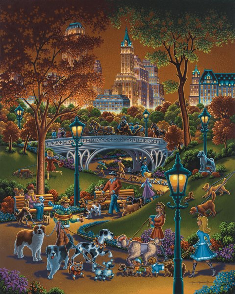 Dog Walkers - 500pc Jigsaw Puzzle by Dowdle