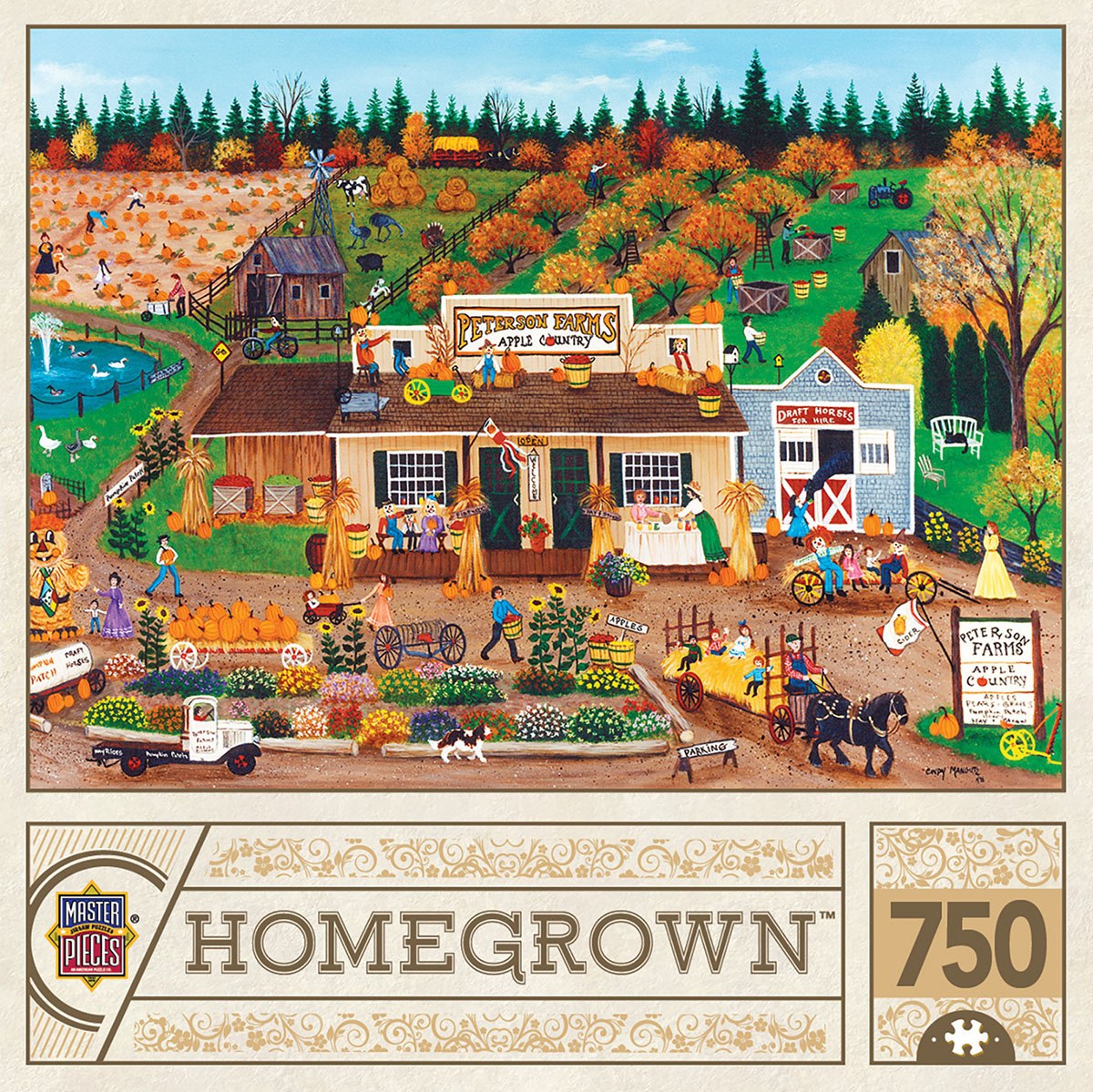 Peterson Farms - 750pc Jigsaw Puzzle by Masterpieces  			  					NEW - image 1