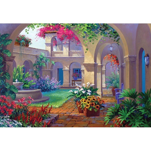 Courtyards: Intriguing Archway - 500pc Jigsaw Puzzle by Holdson  			  					NEW