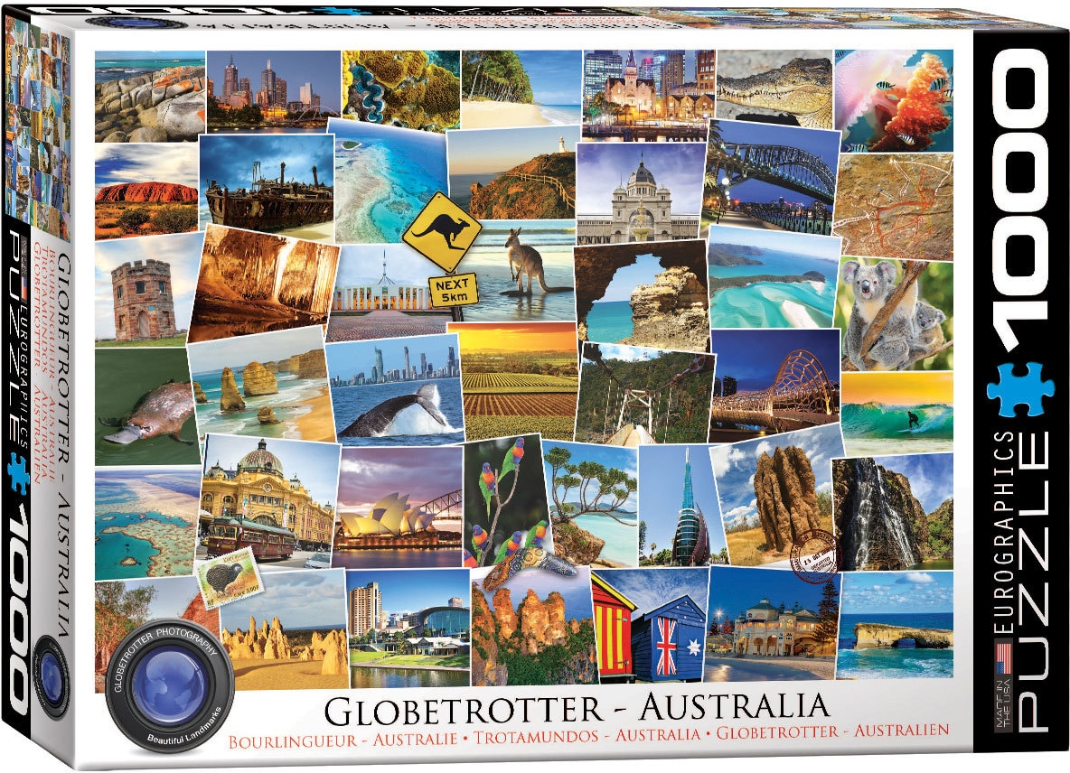 Globetrotter Australia  - 1000pc Jigsaw Puzzle by EuroGraphics