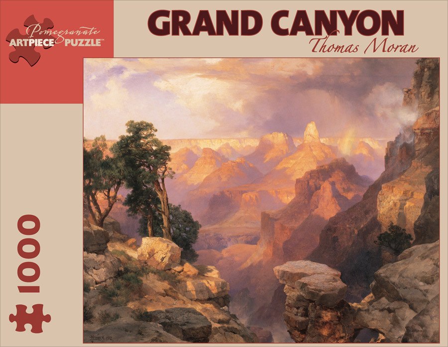 Grand Canyon with Rainbow - 1000pc Jigsaw Puzzle by Pomegranate