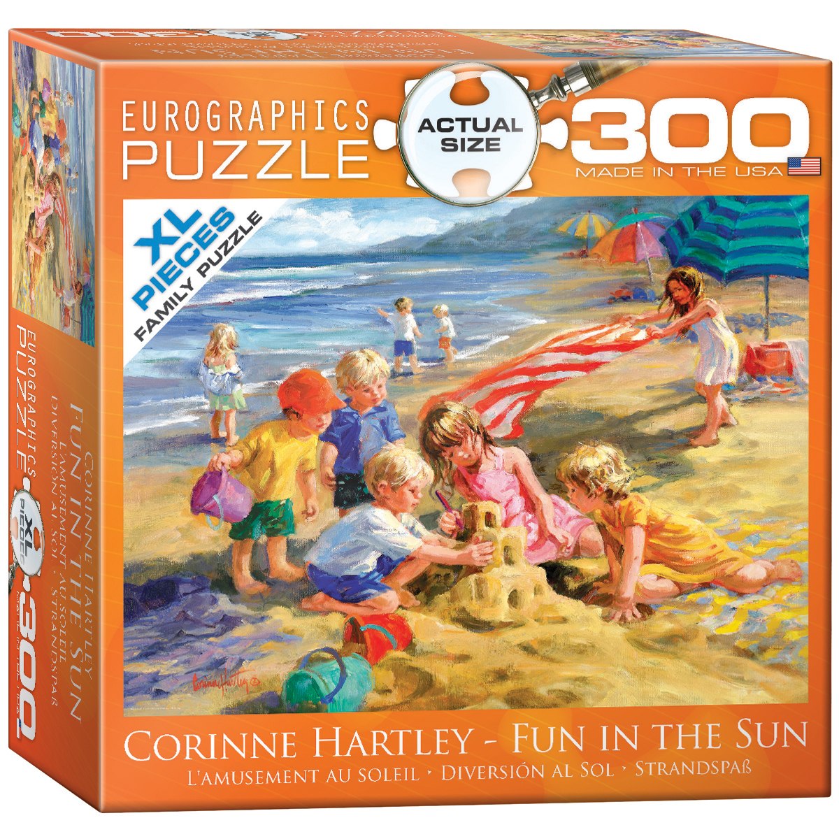 Fun in the Sun by Corinne Hartley (Small Box) - 300pc Jigsaw Puzzle by Eurographics