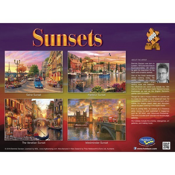 Sunsets: Westminster Sunset - 1000pc Jigsaw Puzzle by Holdson  			  					NEW - image 2