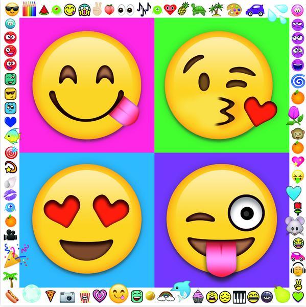 EMOJI: Smiles4U - 300pc Oversized Jigsaw Puzzle by Ceaco  			  					NEW