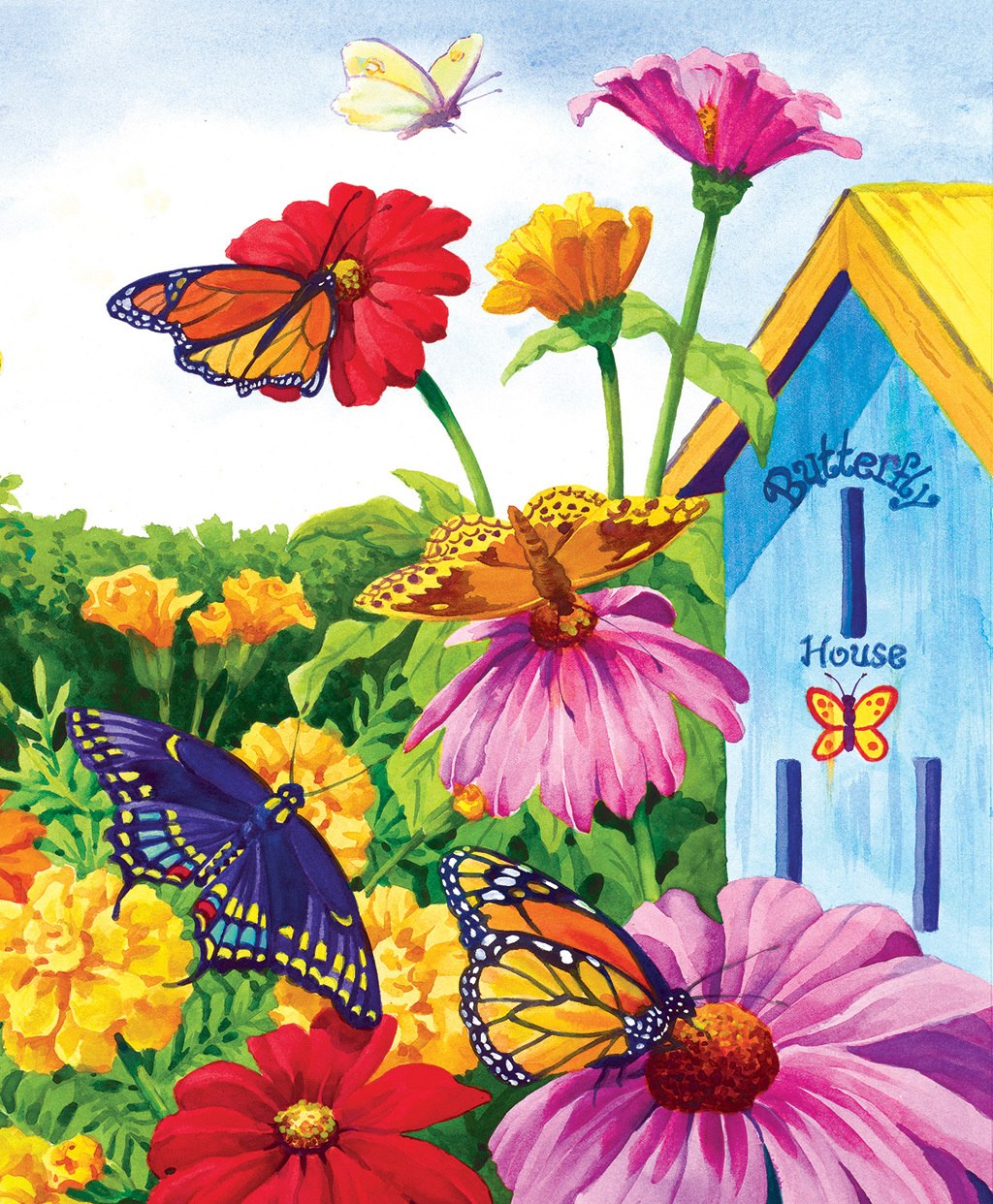 Butterfly Homecoming - 1000pc Jigsaw Puzzle by Sunsout