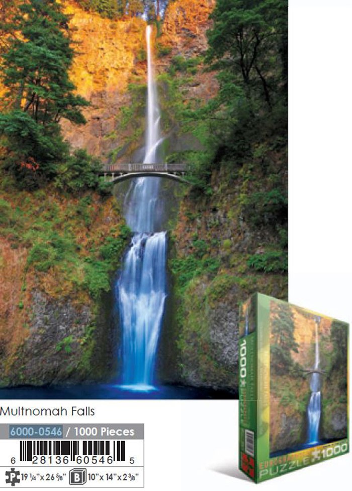 Multnomah Falls, OR - 1000pc Jigsaw Puzzle by Eurographics