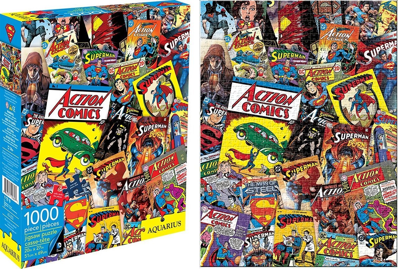 DC: Superman - 1000pc Jigsaw Puzzle by Aquarius  			  					NEW - image 1