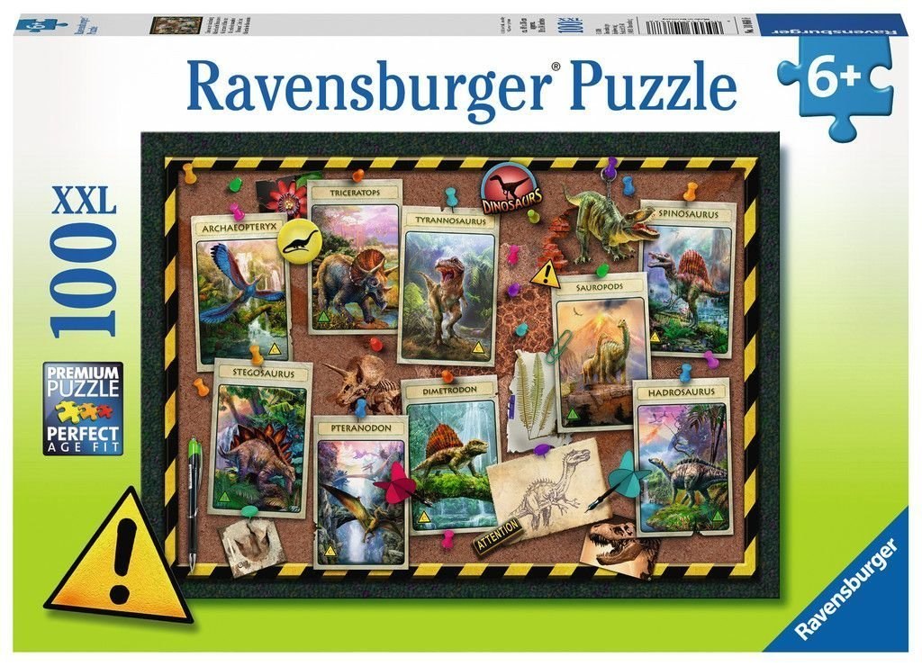 Dinosaur Collection - 100pc Jigsaw Puzzle by Ravensburger  			  					NEW - image 3