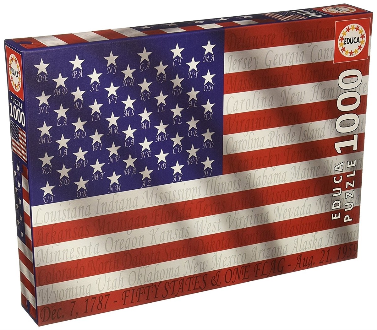 Fifty States & One Flag - 1000pc Jigsaw Puzzle by Educa - image 2