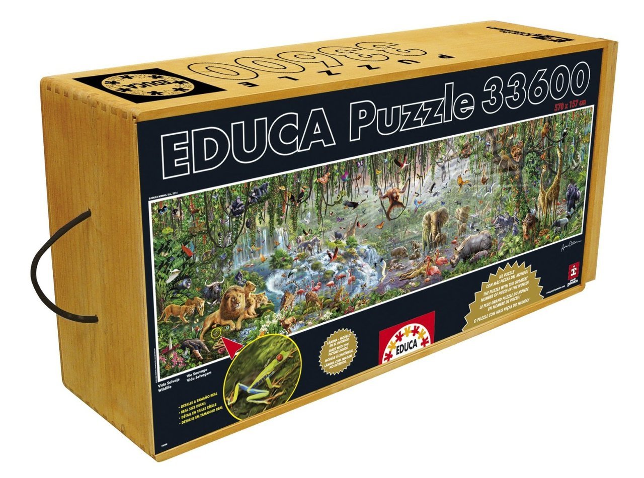 Wildlife - 33600pc Jigsaw Puzzle By Educa - image 1