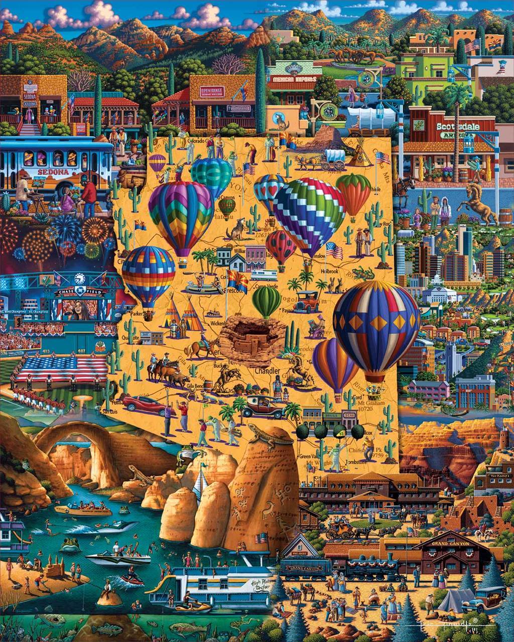 Best of Arizona - 500pc Jigsaw Puzzle by Dowdle  			  					NEW - image main