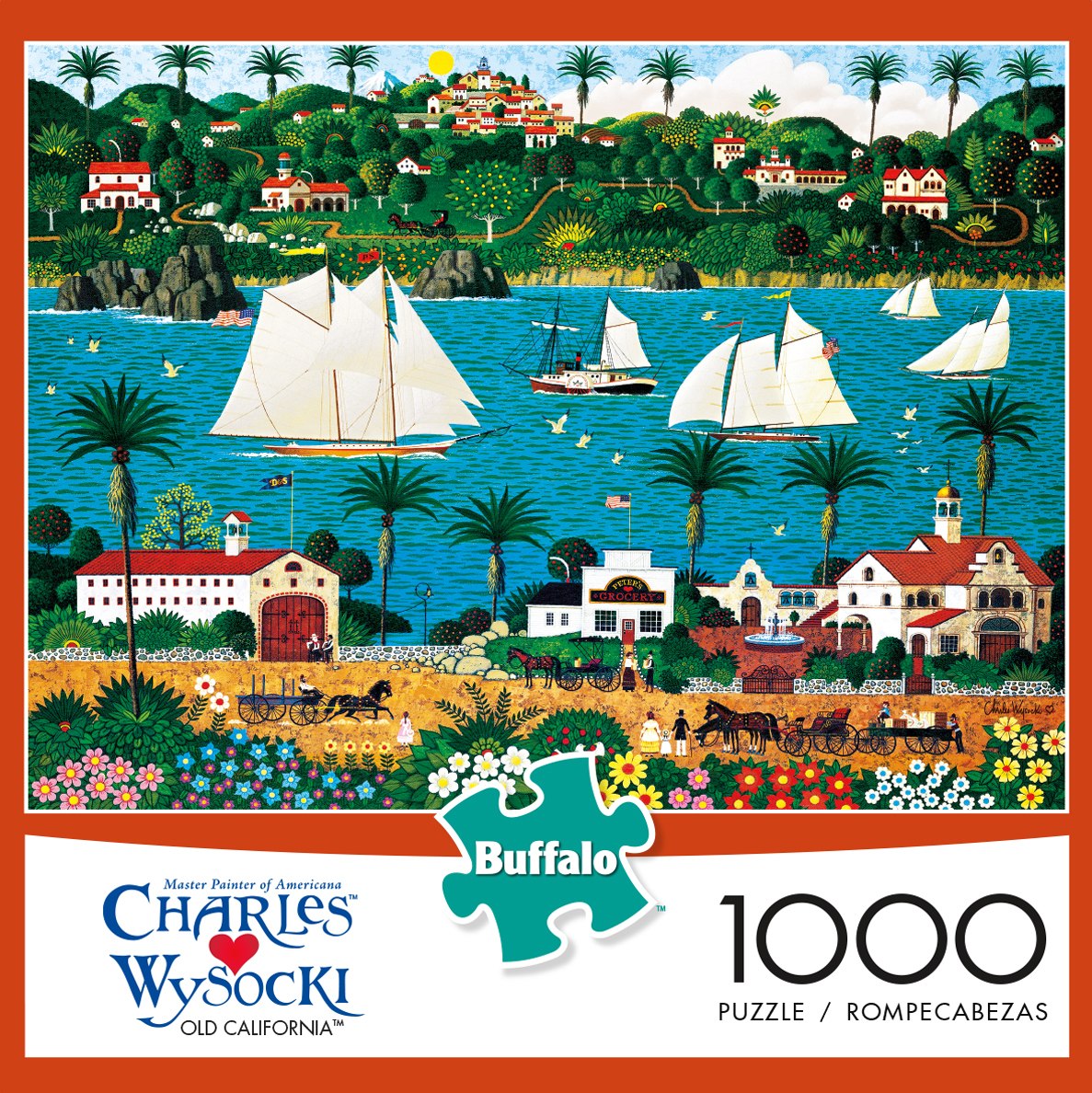 Charles Wysocki: Old California - 1000pc Jigsaw Puzzle By Buffalo Games - image 1