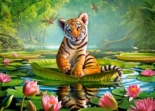 Tiger Lily - 120pc Jigsaw Puzzle By Castorland