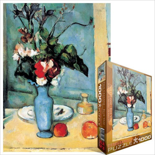 Cezanne: Blue Vase - 1000pc Jigsaw Puzzle by Eurographics