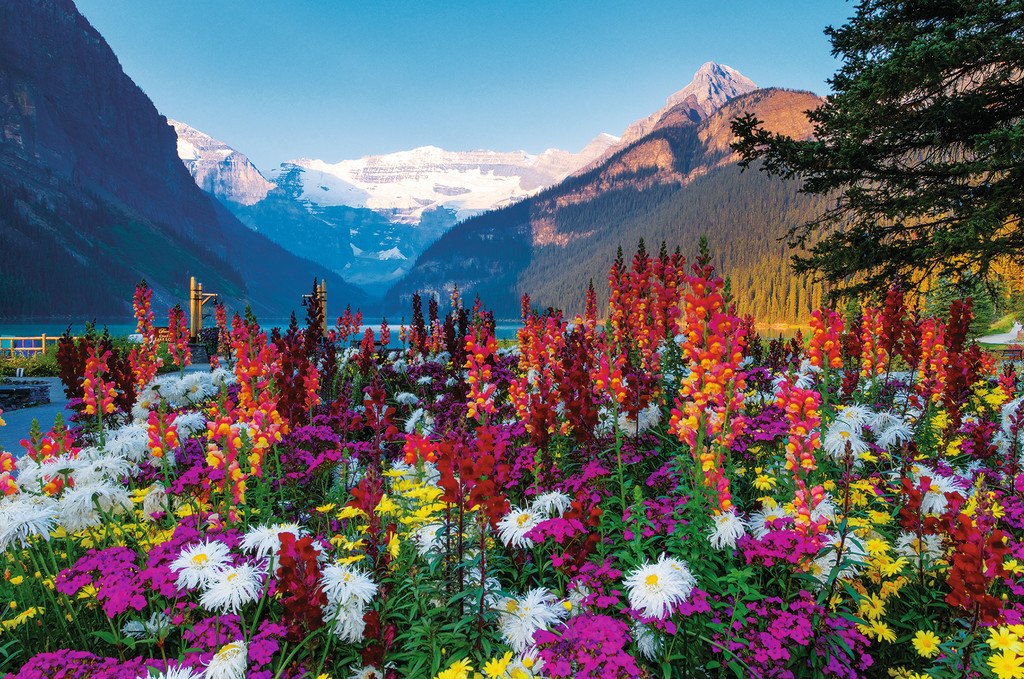 Flowery Mountains - 3000pc Jigsaw Puzzle by Ravensburger