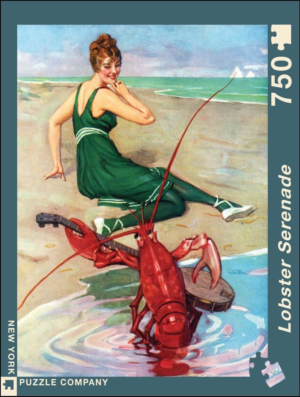 Lobster Serenade - 750pc Jigsaw Puzzle by New York Puzzle Company