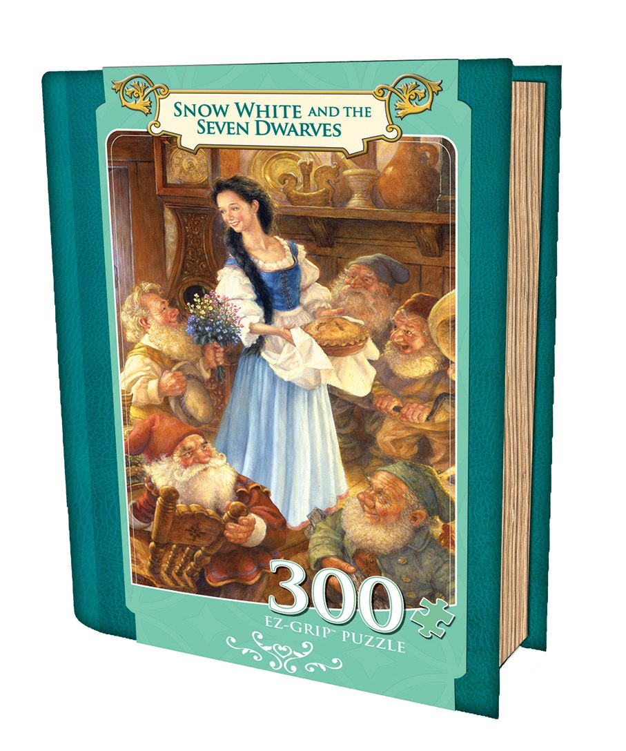 Snow White and the Seven Dwarfs - 300pc EZ Grip Jigsaw Puzzle by Masterpieces