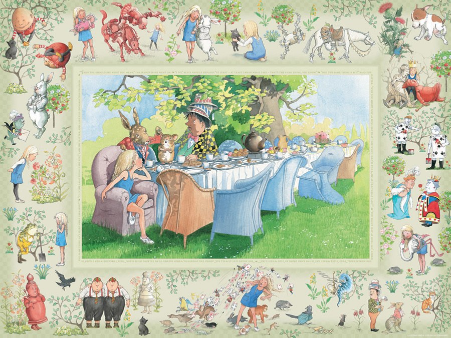 Alice's Adventures in Wonderland - 400pc Family Puzzle by Cobble Hill