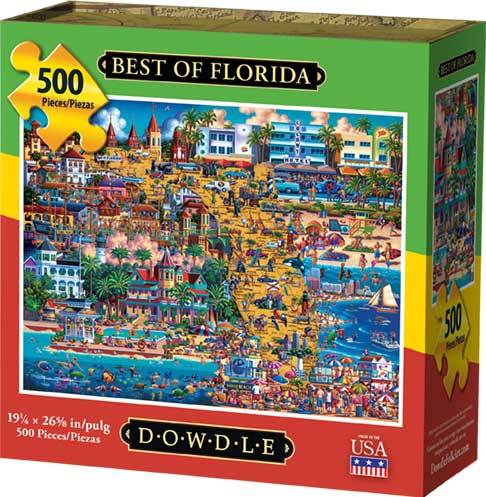 Best of Florida - 500pc Jigsaw Puzzle by Dowdle  			  					NEW - image 1