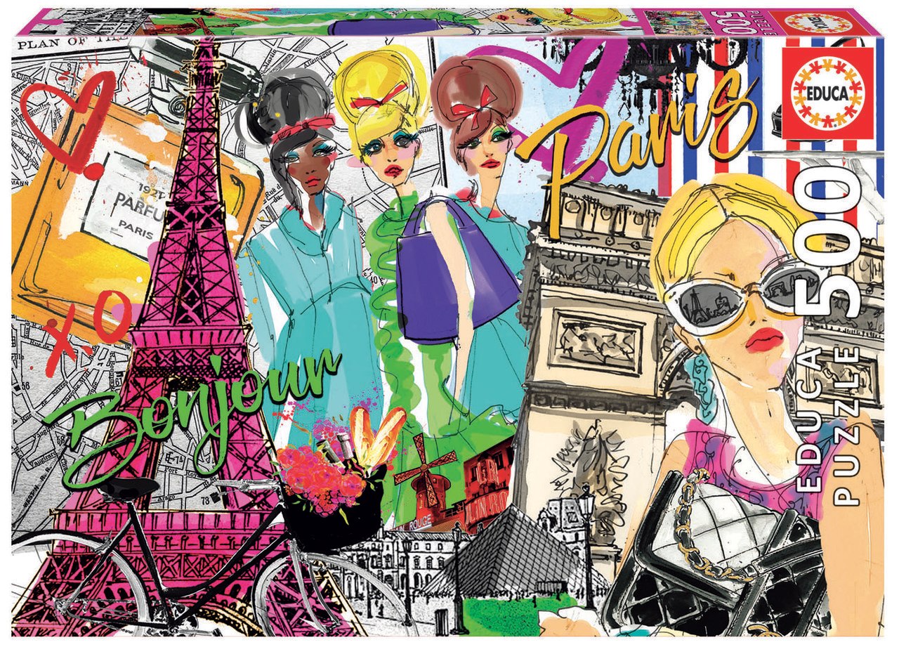 Take Me to Paris - 500pc Jigsaw Puzzle by Educa  			  					NEW - image 1