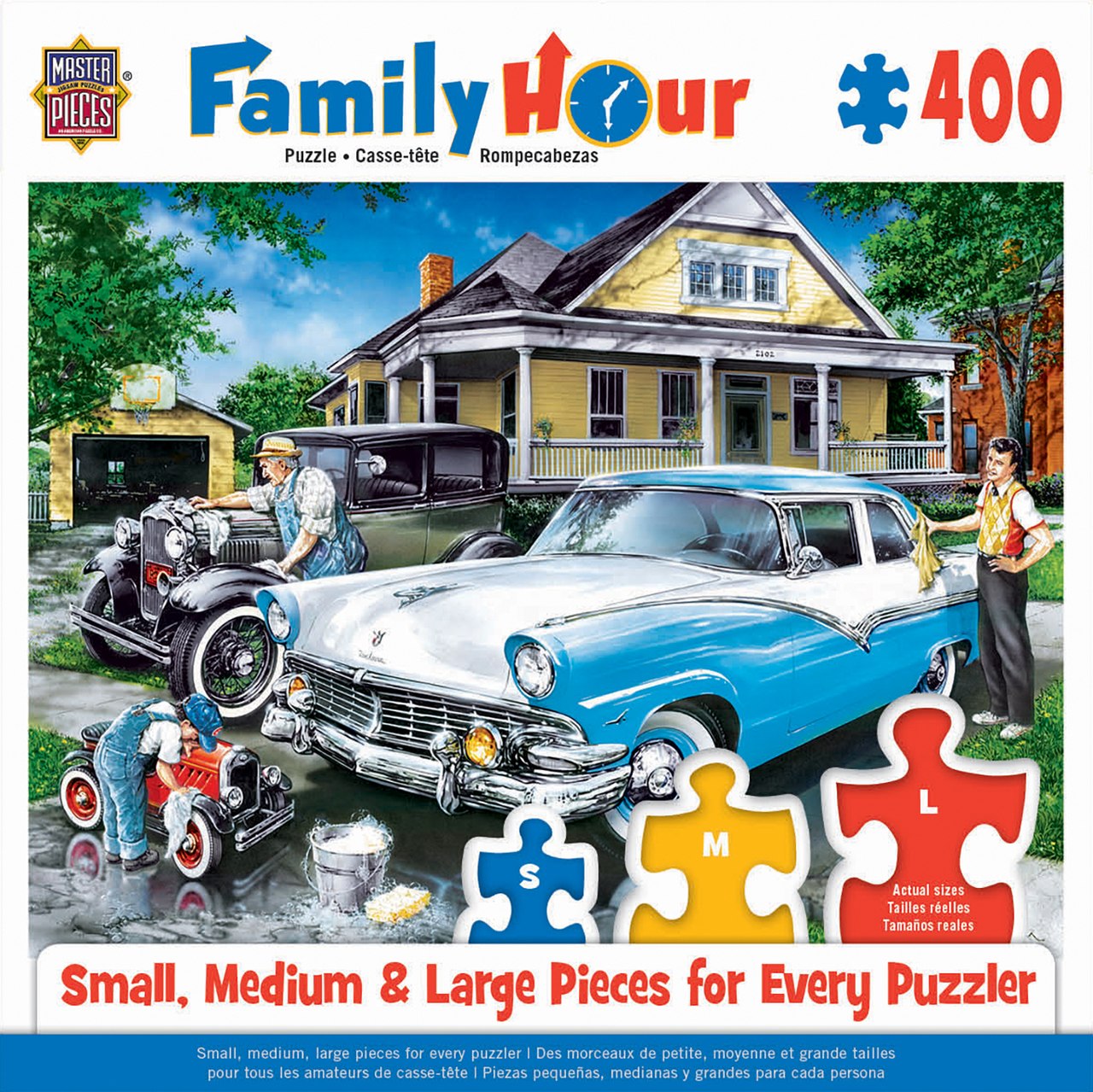 Three Generations - 400pc Jigsaw Puzzle by Masterpieces  			  					NEW - image 1