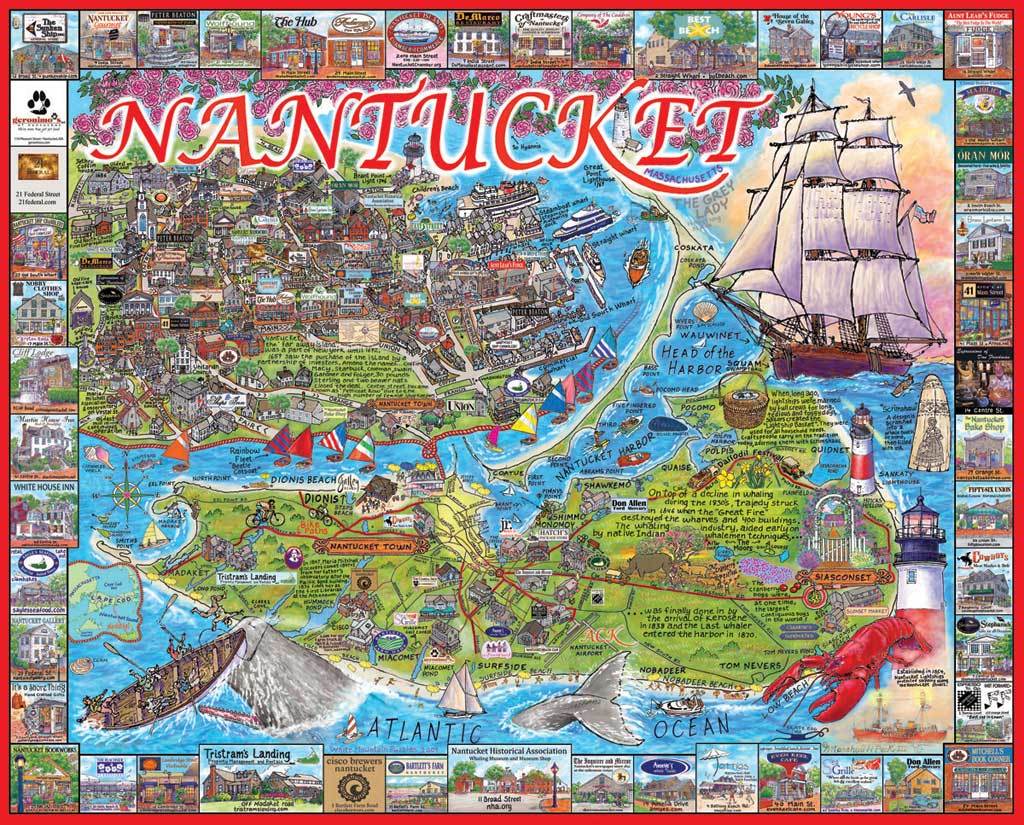 Nantucket, MA - 1000pc Jigsaw Puzzle by White Mountain