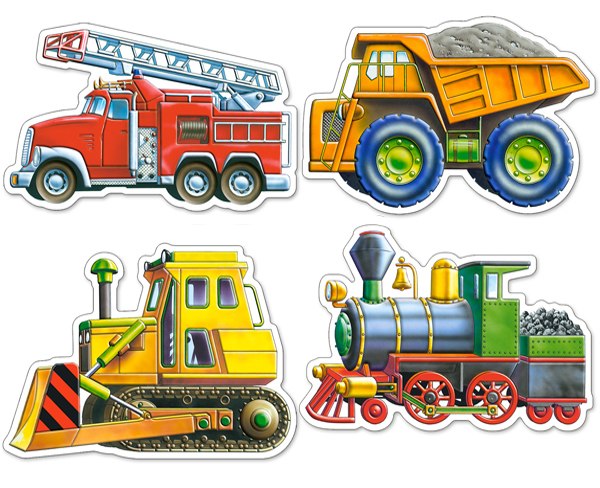 Vehicles - 4,5,6,7pc Jigsaw Puzzle By Castorland