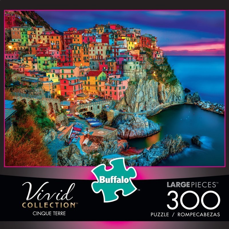 Vivid: Cinque Terre - 300pc Jigsaw Puzzle by Buffalo Games - image 1