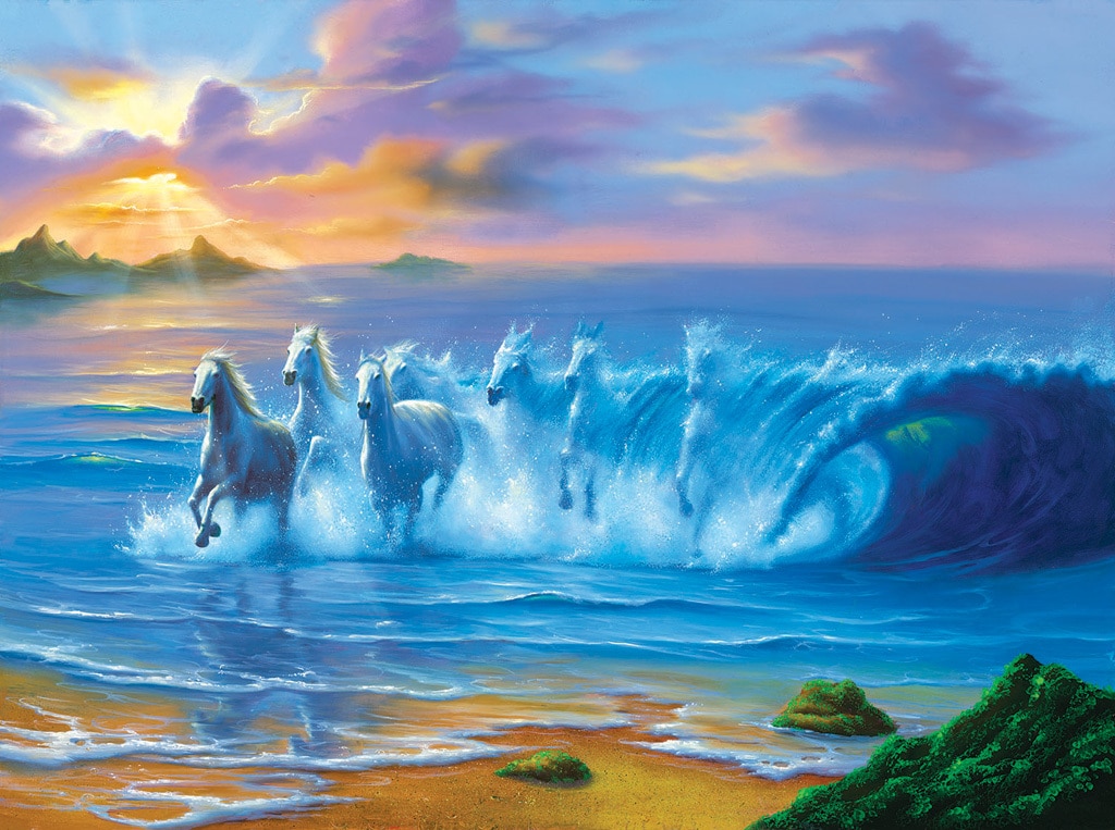 Wild Waves - 1000pc Jigsaw Puzzle by SunsOut