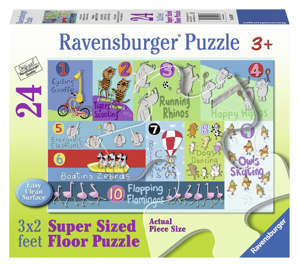 Counting Animals - 24pc Floor Puzzle By Ravensburger - image 2