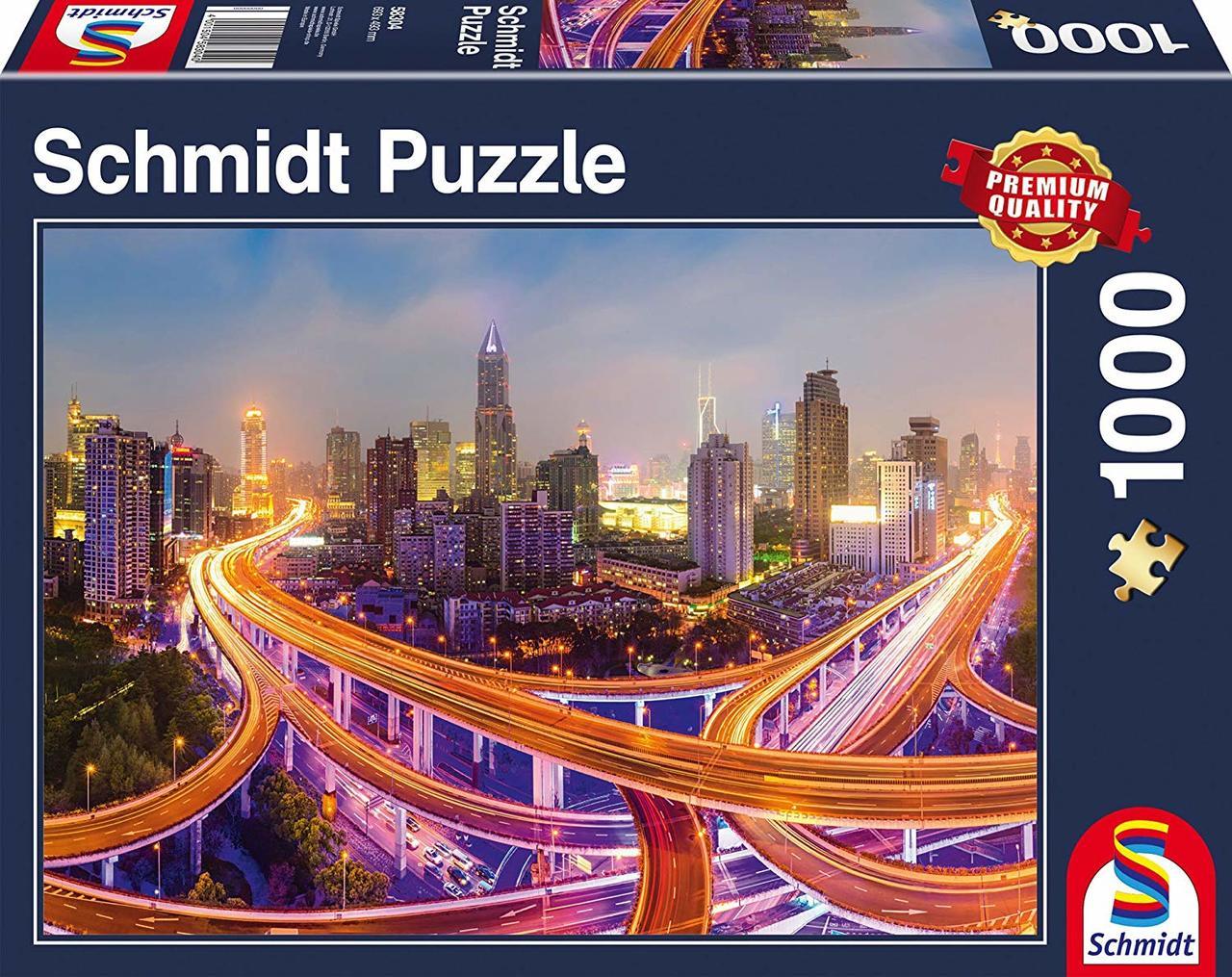 Big City Lights - 1000pc Jigsaw Puzzle by Schmidt  			  					NEW - image 1