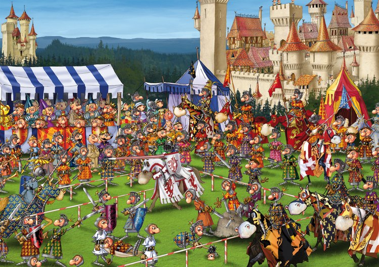 Ruyer: Tournament of Knights - 1000pc Jigsaw Puzzle by Piatnik