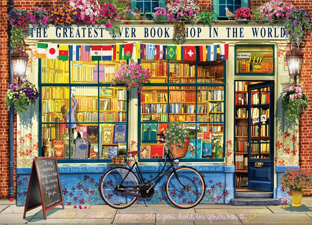 The Greatest Bookstore in the World - 1000pc Jigsaw Puzzle by Eurographics  			  					NEW - image 2