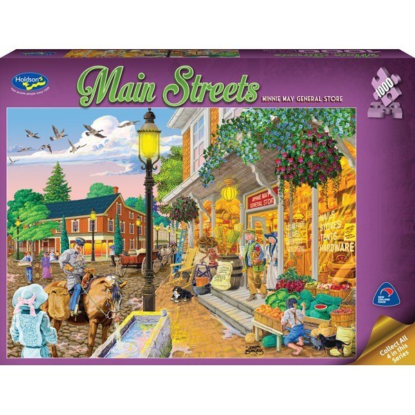 Main Streets: Minnie May General Store - 1000pc Jigsaw Puzzle by Holdson  			  					NEW - image 1