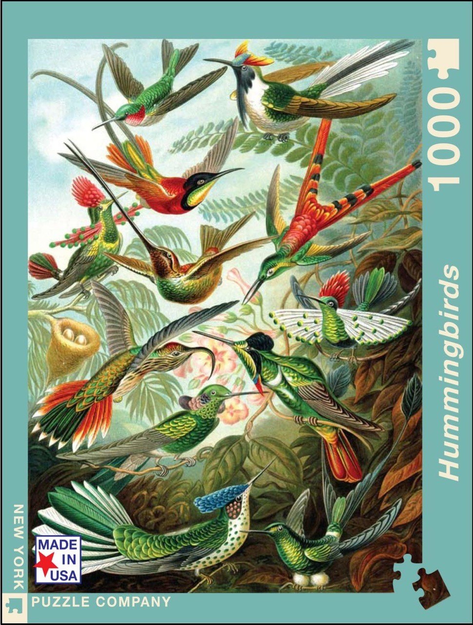 Hummingbirds - 1000pc Jigsaw Puzzle by New York Puzzle Company