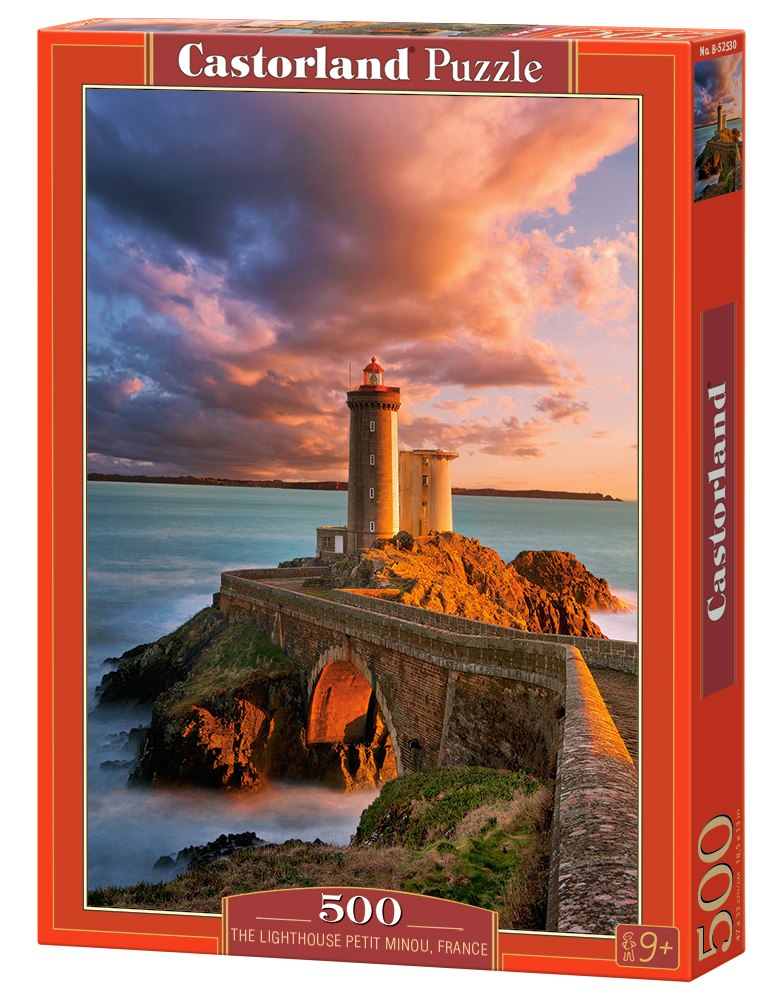 The Lighthouse Petit Minou, France - 500pc Jigsaw Puzzle By Castorland - image 1