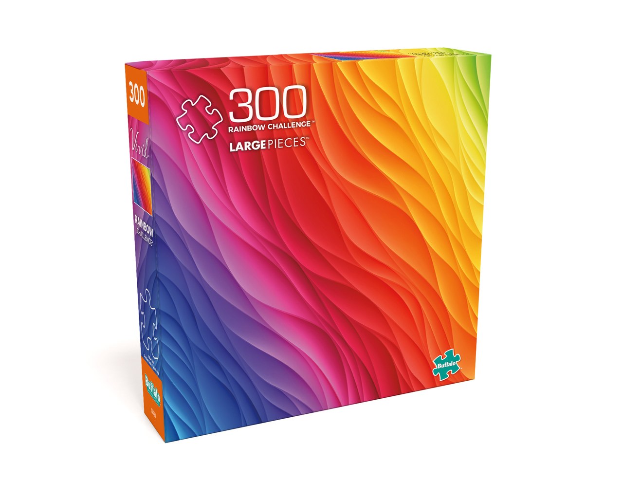 Vivid: Rainbow Challenge - 300pc Large Format Jigsaw Puzzle By Buffalo Games  			  					NEW - image 1