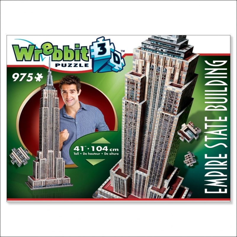 Empire State Building - 975pc 3D Puzzle by Wrebbit