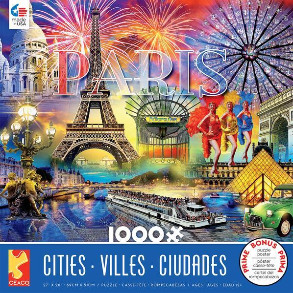 Cities: Paris - 1000pc Jigsaw Puzzle by Ceaco  			  					NEW