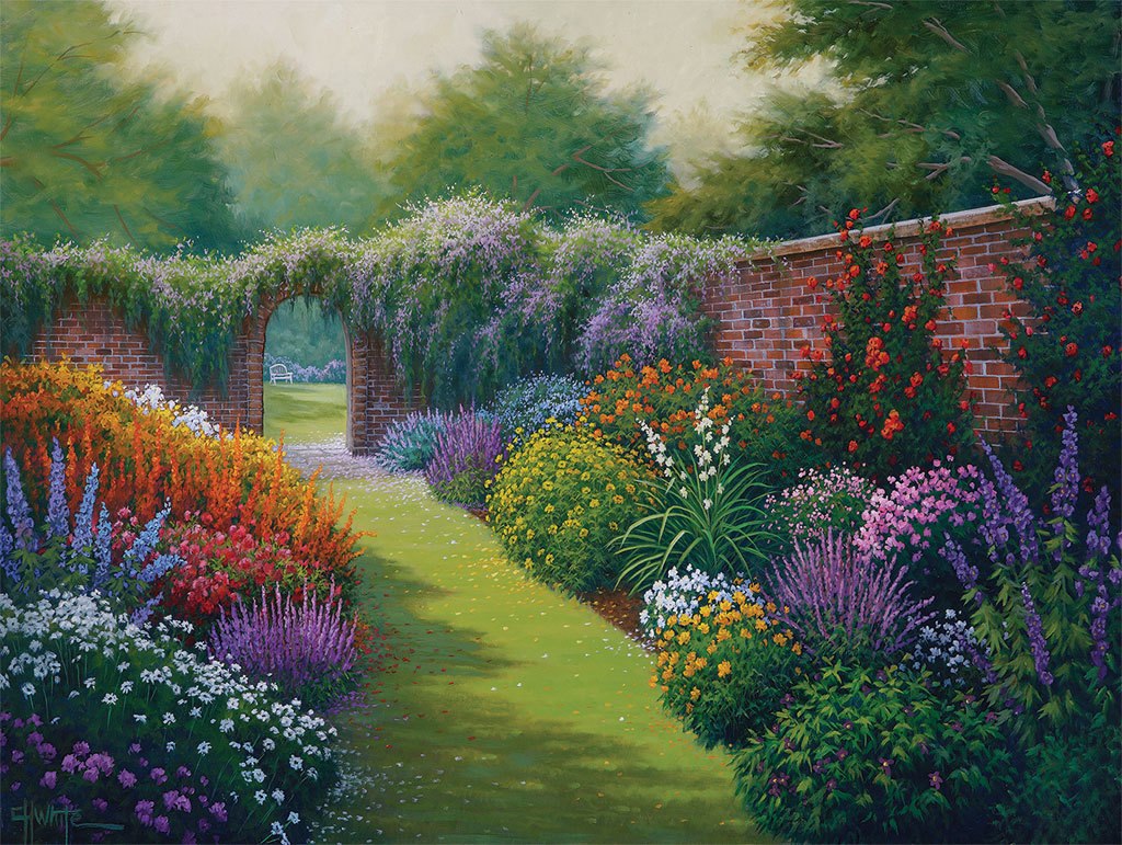 Secret Garden - 1000pc Jigsaw Puzzle By White Mountain