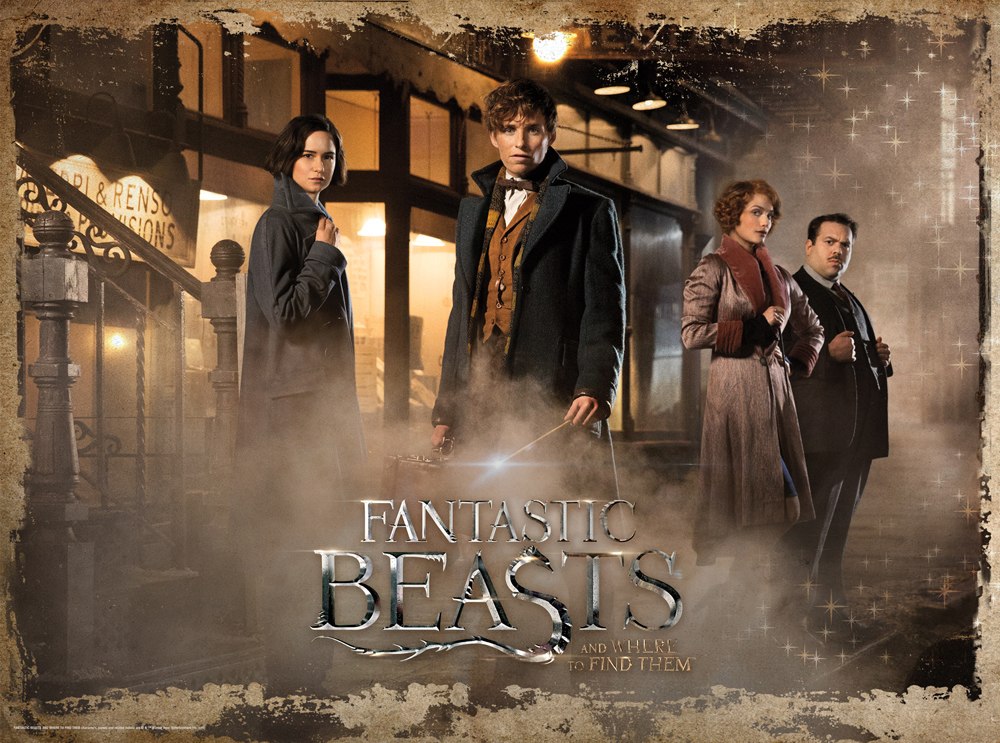 Fantastic Beasts - 1000pc Jigsaw Puzzle by Aquarius  			  					NEW - image 1