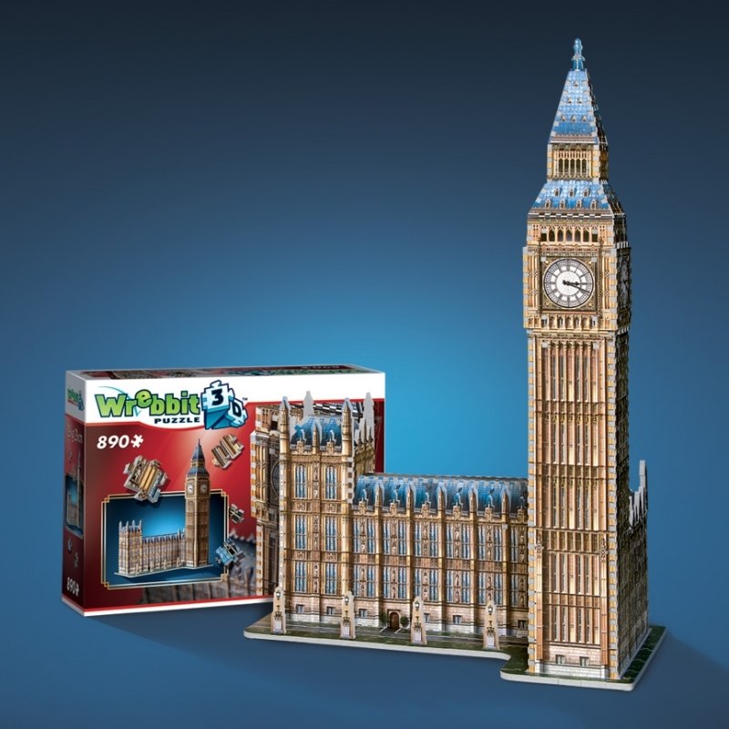 Big Ben - 890pc 3D Puzzle by Wrebbit - image 1