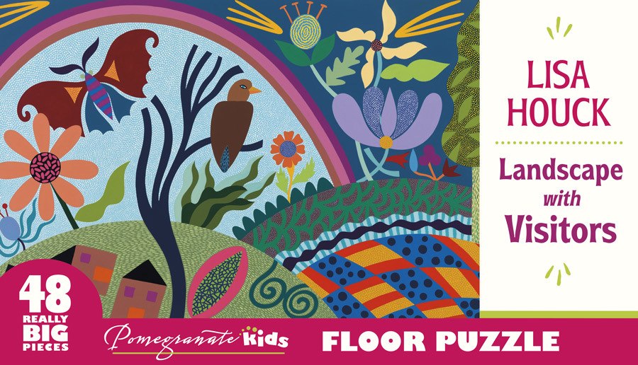 Houck: Landscape with Visitors - 48pc Floor by Pomegranate  			  					NEW - image 1