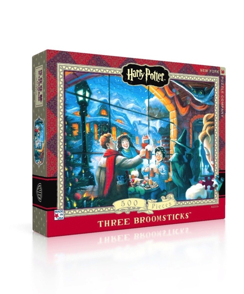 Three Broomsticks - 500pc Jigsaw Puzzle by New York Puzzle Company  			  					NEW