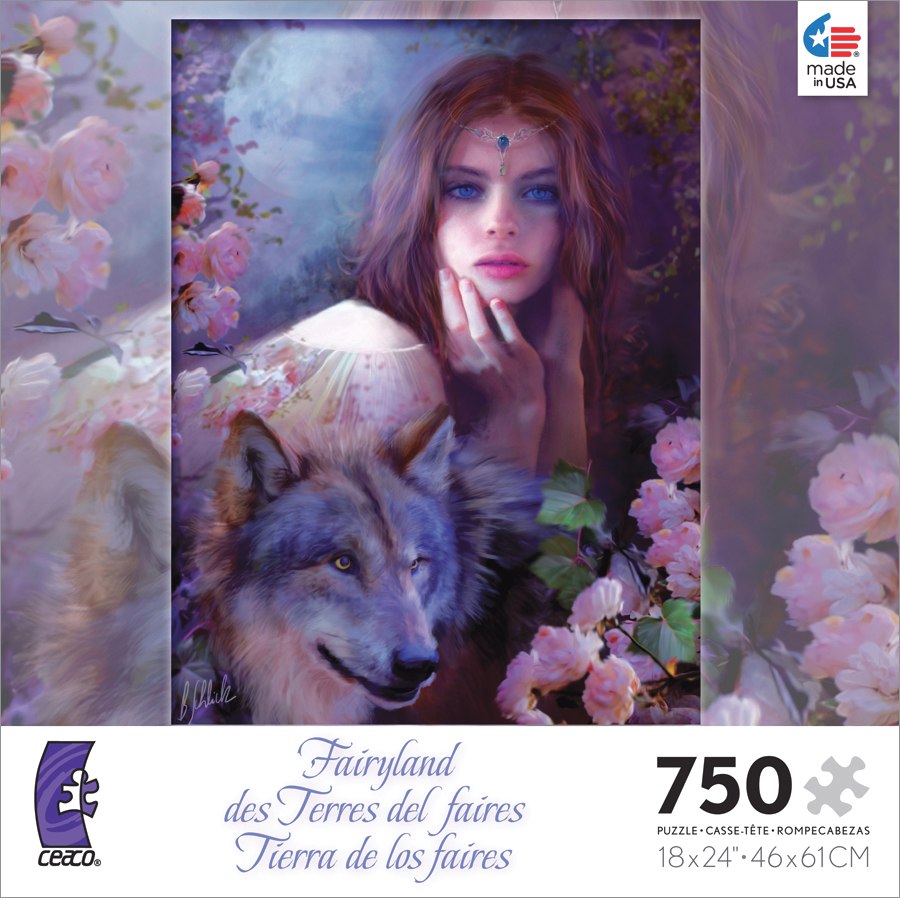 Fairyland: Midnight Rose - 750pc Jigsaw Puzzle by Ceaco