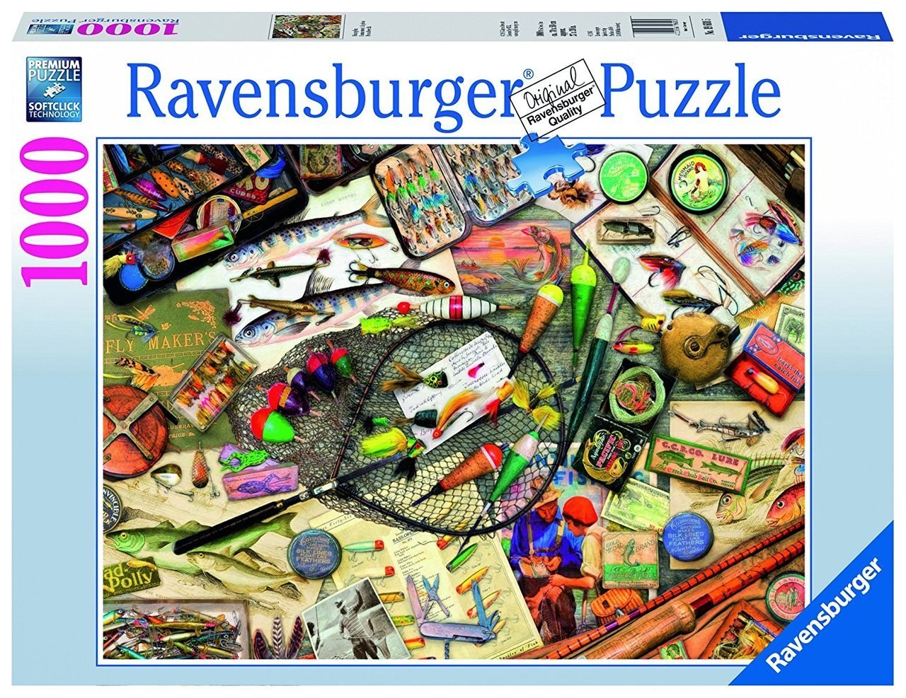 Fishing Fun - 1000pc Jigsaw Puzzle by Ravensburger  			  					NEW - image 1