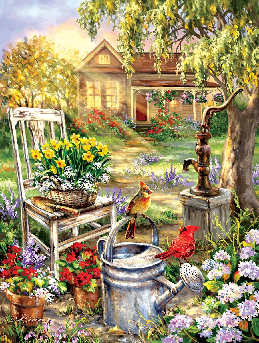 Spring Song - 500pc Jigsaw Puzzle by Sunsout  			  					NEW
