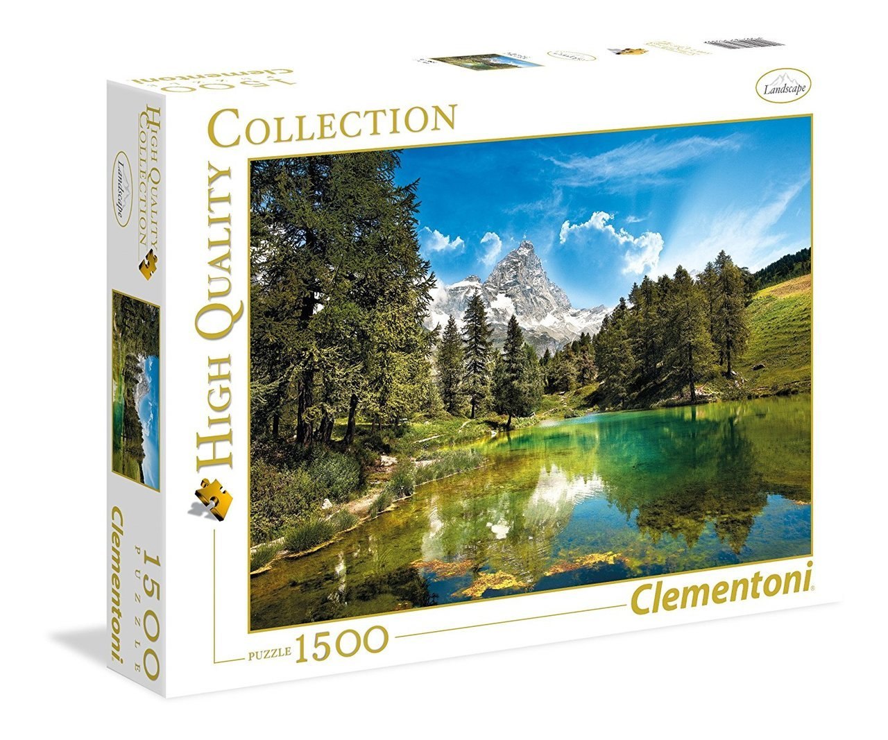 Blue Lake - 1500pc Jigsaw Puzzle by Clementoni - image 1